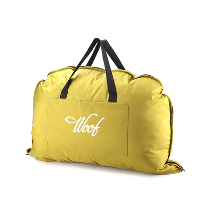 Zipper style portable folding outdoor dog bed mat, portable waterproof cat bed